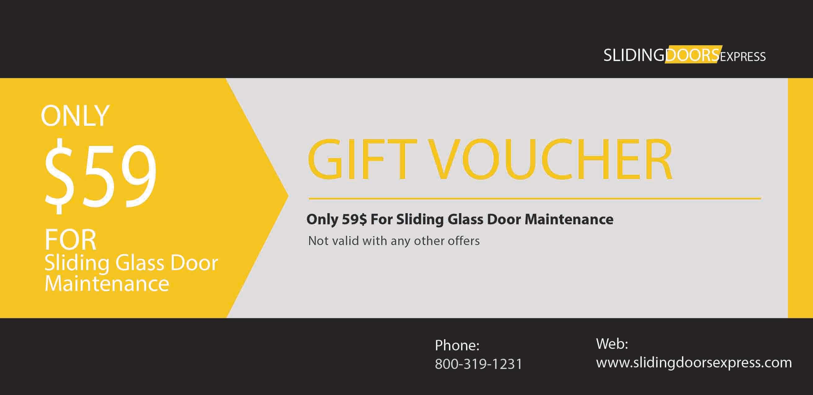 Sliding Glass Door - Gift Voucher